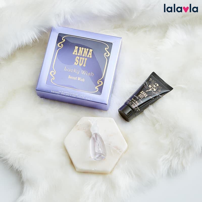 Set nước hoa + lotion ANNA SUI LUCKY WISH SECRET WISH MINI SET | BigBuy360 - bigbuy360.vn