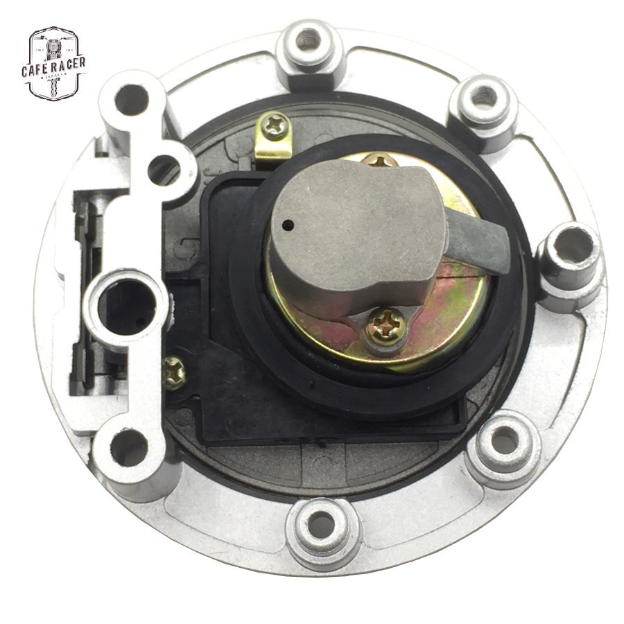 BỘ NẮP KHÓA BÌNH XĂNG MỘC ĐỘ GÒ TO CHO XE MÁY ĐỘ CLASSIC, CAFE RACER