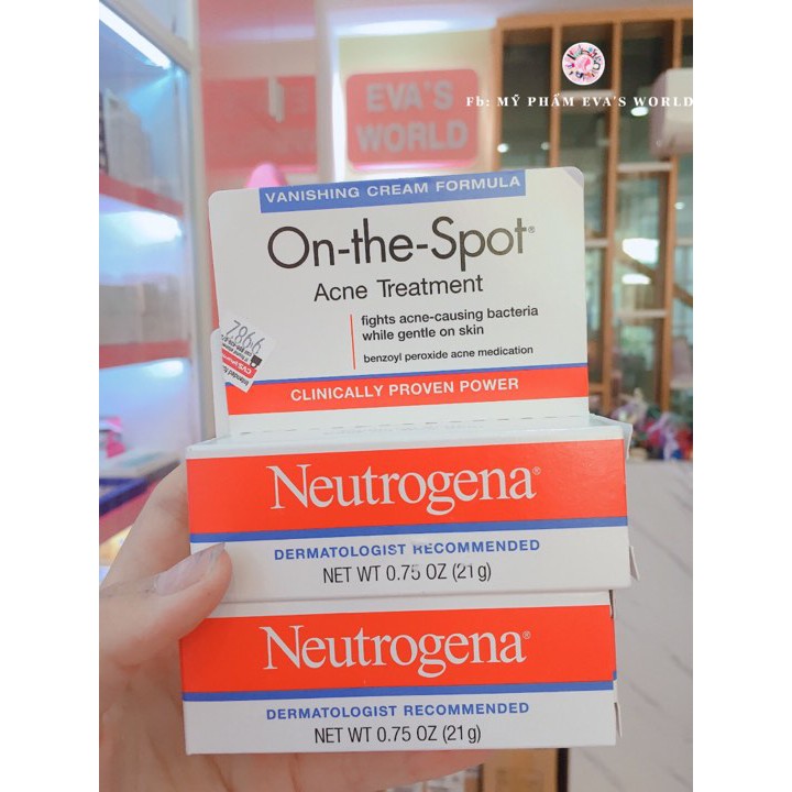 KEM CHẤM MỤN NEUTROGENA ON - THE - SPOT ACNE TREATMENT ❣️