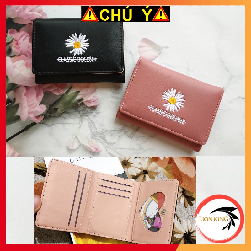 Ví Nữ Mini⚡PG 20⚡Hàng QC - VK 01-Da PU , Có Thể Mở Dài Gấp Gọn , Nhiều Ngăn