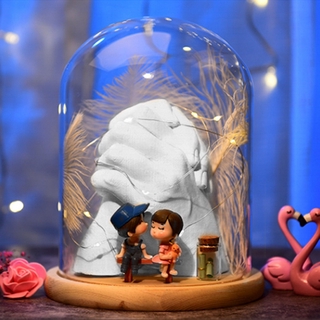 Bộ khuôn thạch cao tự làm hình tay và chân 3D làm đồ lưu niệm sinh nhật gia đình [ouiwe.vn]