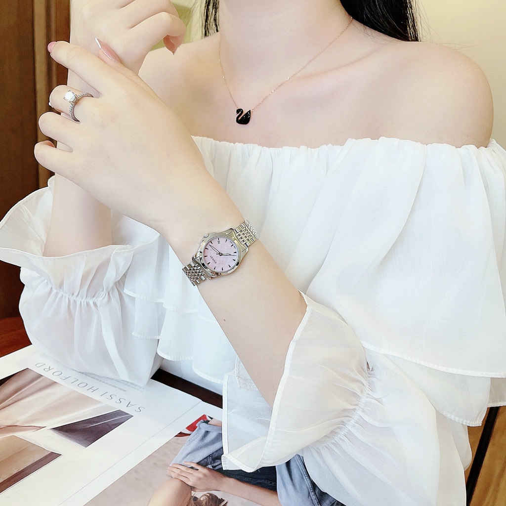 Đồng hồ nữ chính hãng Gucci G-Timeless - Máy Quartz pin Thụy Sĩ - Kính Sapphire