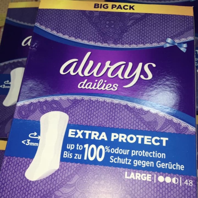 Băng vệ sinh dùng hằng ngày Always Dailies Extra Protection Đức