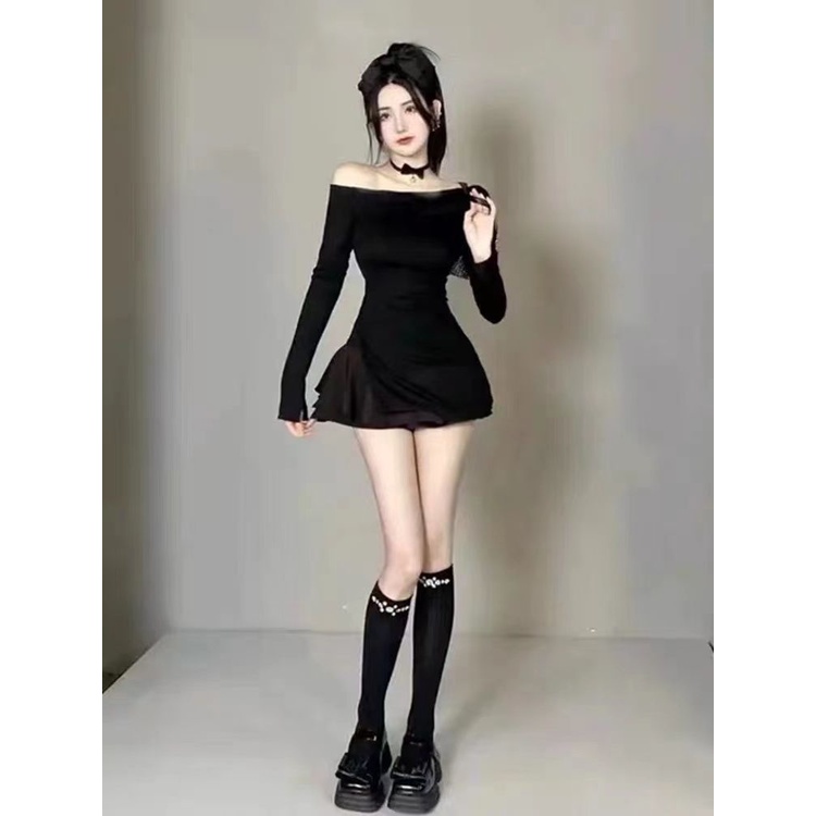 Bán Chạy!Set Áo Thun Trễ Vai + Chân Váy Chữ a Thời Trang Xuân Hè 2022 Dễ Thương Cho Búp Bê Barbie