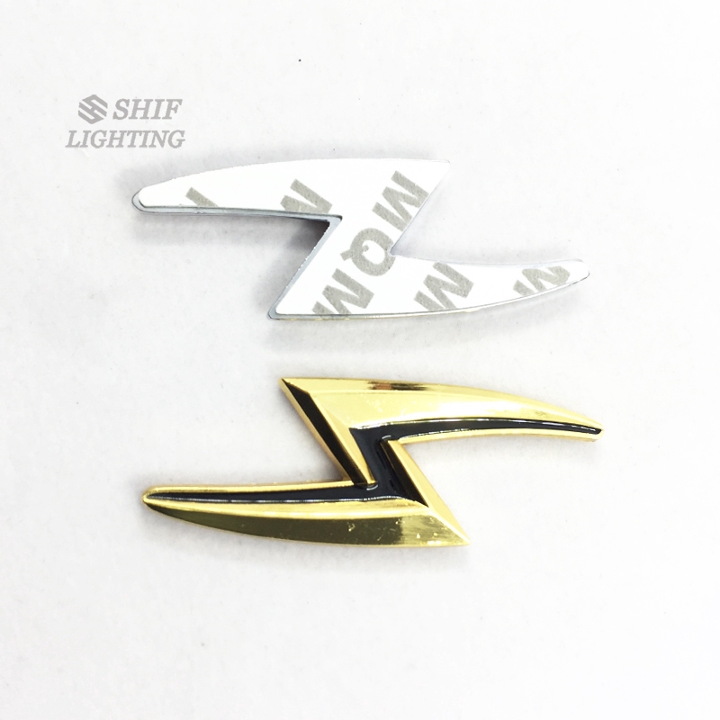 Miếng dán xe hơi hình logo bằng kim loại dùng để trang trí