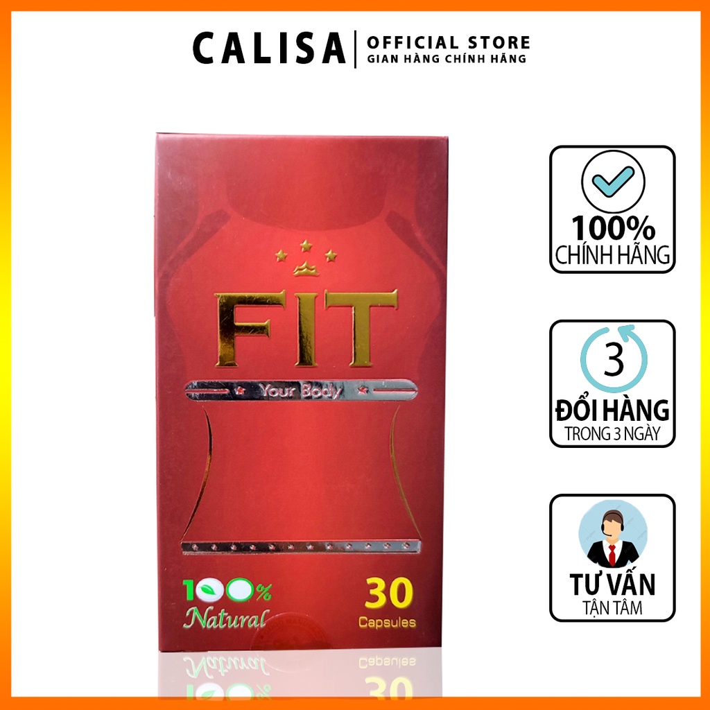 (CHÍNH HÃNG) GIẢM CÂN GIẢM MỠ SLIM FIT USA HỘP 30 VIÊN