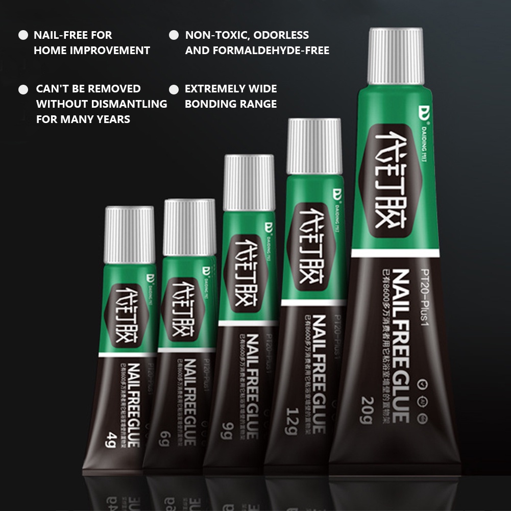 Keo Dán Nhanh Khô Mạnh Mẽ Không Cần Keo Dán Dùng Cho Kính / Kim Loại / Gốm