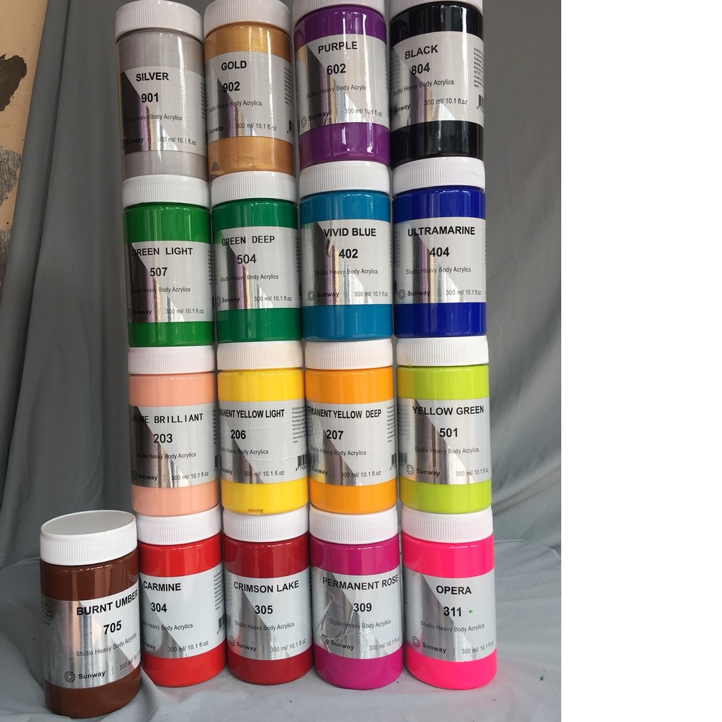 Màu sơn acrylic Sunway 30ml/hũ