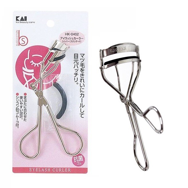 Bấm mi cong Kai Eyelash Curler inox - Nhật Bản