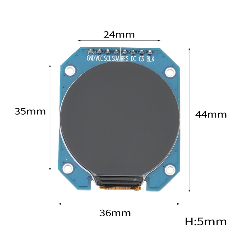 Bảng mạch chuyển đổi nguồn điện DC 3.3V 1.28 Inch TFT LCD RGB IPS HD 240X240 GC9A01 4 dây | BigBuy360 - bigbuy360.vn