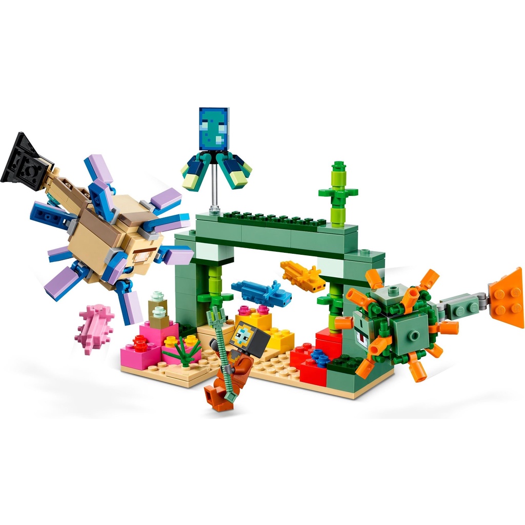 LEGO Minecraft 21180 Trận chiến dưới đáy đại dương