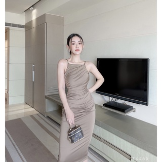  [BBSTORE'S] Đầm Hai Dây Body Nhún -TK480