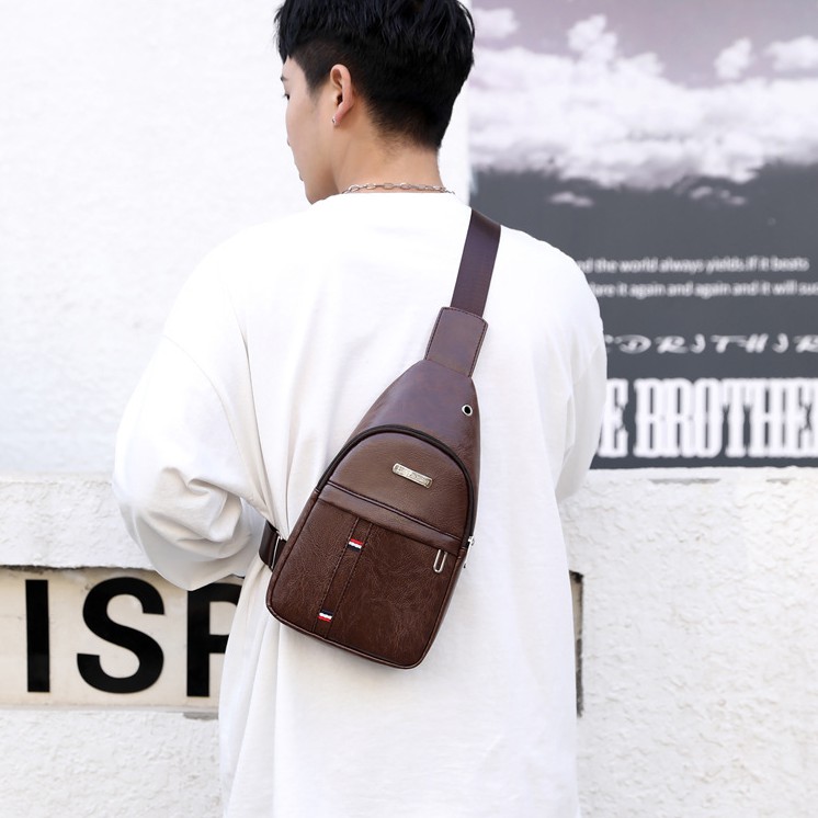 Túi đeo chéo nam da cao cấp chống nước 3 màu thời trang hot trend TC125 | BigBuy360 - bigbuy360.vn