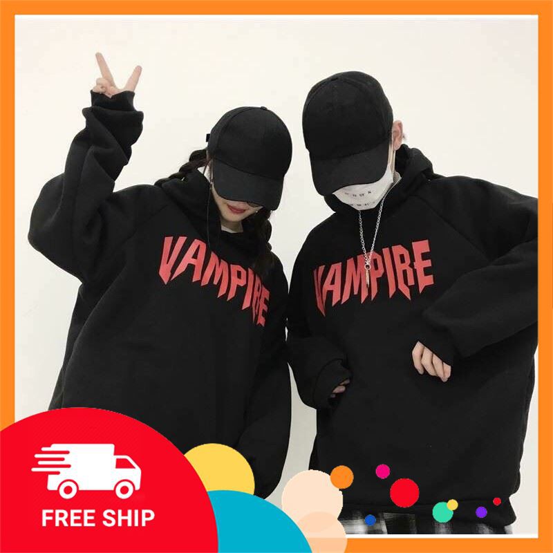Áo Hoodie Nỉ Màu Đen Vampire Hàng Loại 1