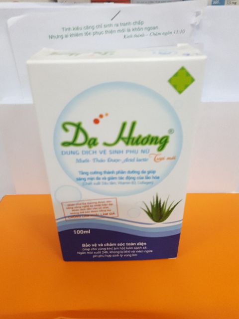 Dung dịch vệ sinh nữ Dạ Hương (100ml)