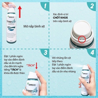 Xịt mụn lưng freeskin chai 80ml