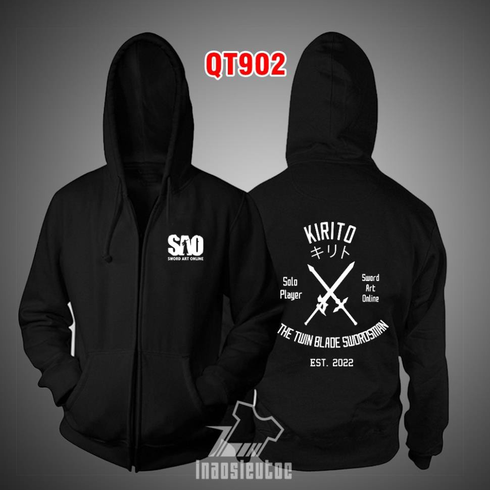 Áo khoác đen Kirito - áo Sword Art Online đẹp nhất rẻ chất lượng / gia tốt nhất , đủ size