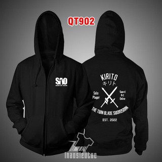 [SIÊU RẺ] Áo khoác đen Kirito - áo Sword Art Online đẹp nhất  rẻ chất lượng /uy tín lượng da