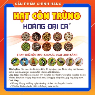[HOÀNG ĐẠI CA] Hạt Côn Trùng Hoàng Đại Ca, Siêu chất dùng thay thế mồi tươi cho Các loại chim.