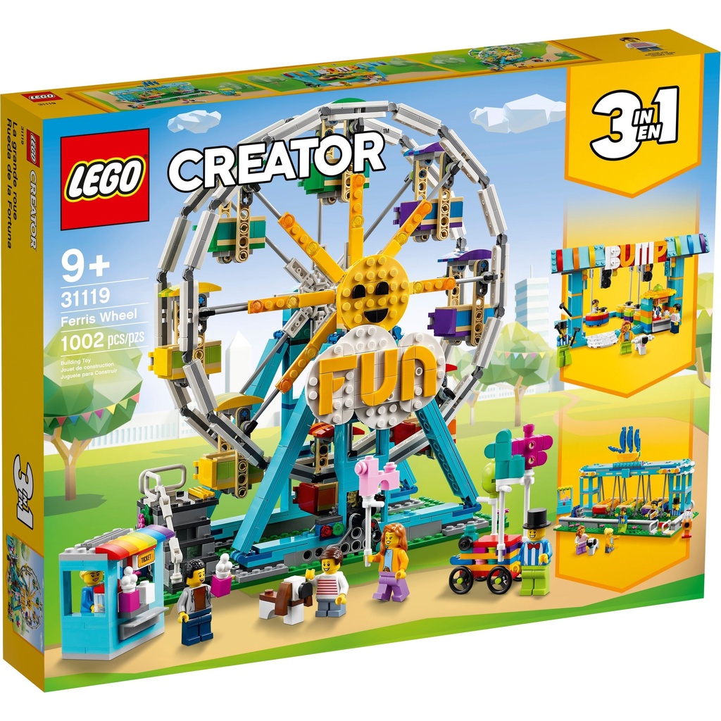 Lego 31119 - Vòng đu quay mặt trời (Hộp cấn nhẹ)