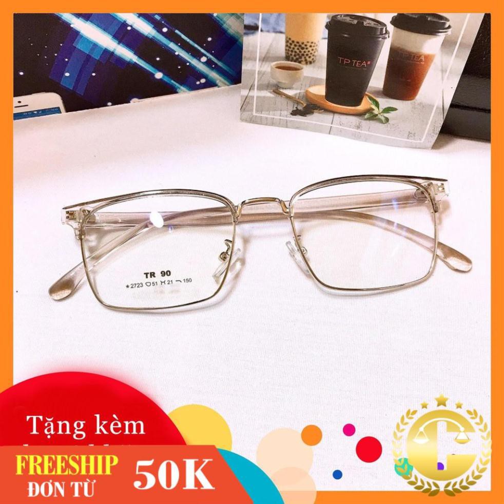 Gọng kính cận 2723 -gọng kính giả cận thời trang nhận cắt mắt cận viễn loạn