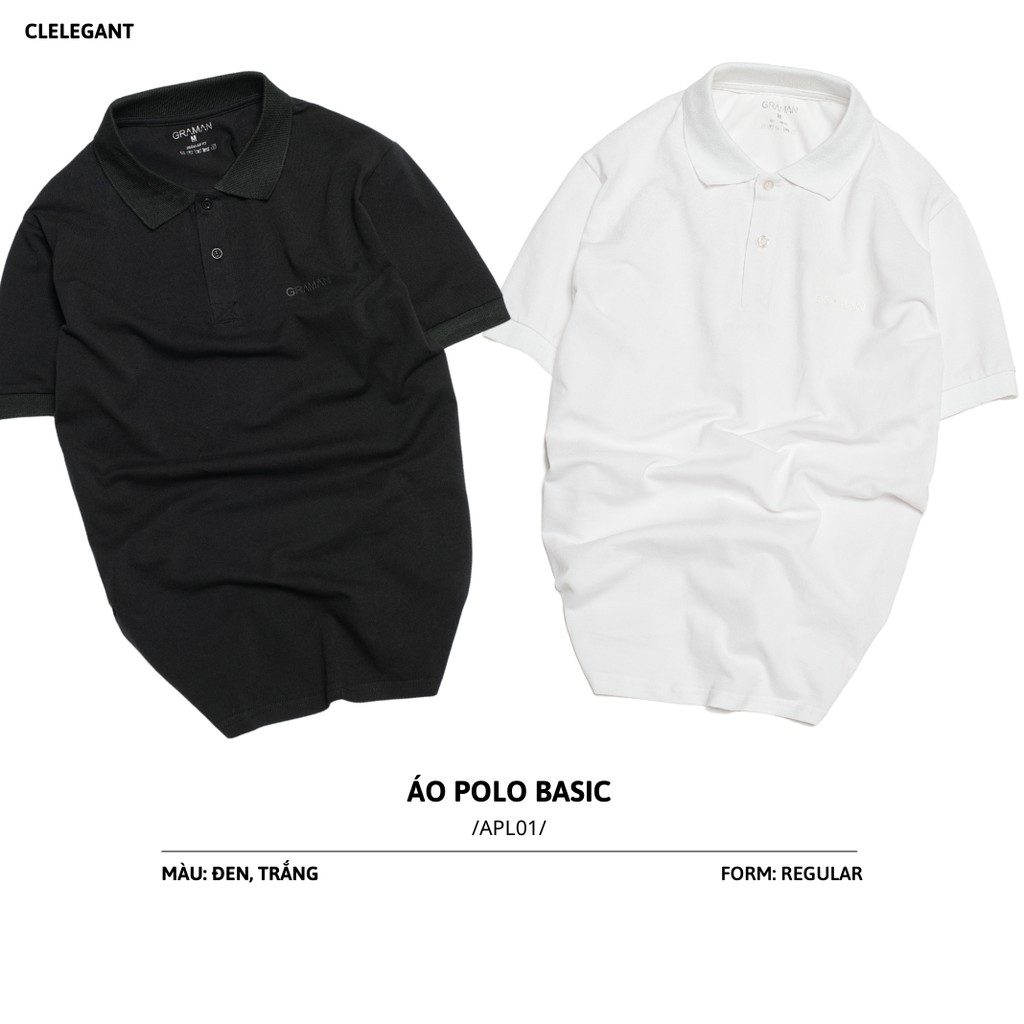 Áo Polo Basic nam cổ bẻ vải Cotton cá xấu xịn,chuẩn form,sang trọng-lịch lãm - CLELEGANT | BigBuy360 - bigbuy360.vn