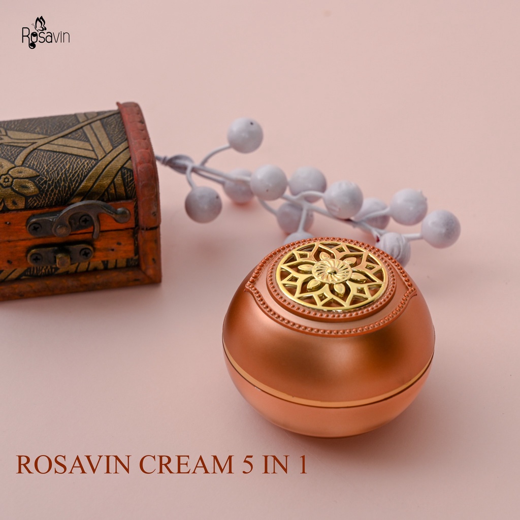 (MUA 2+2) KEM DƯỠNG DA, NGỪA NÁM ROSAVIN CREAM 5IN1
