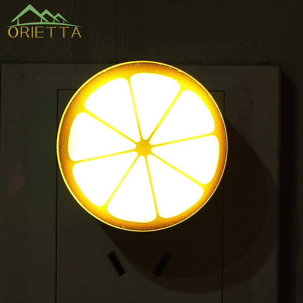 Đèn ngủ LED cảm biến ánh sáng hình trái chanh