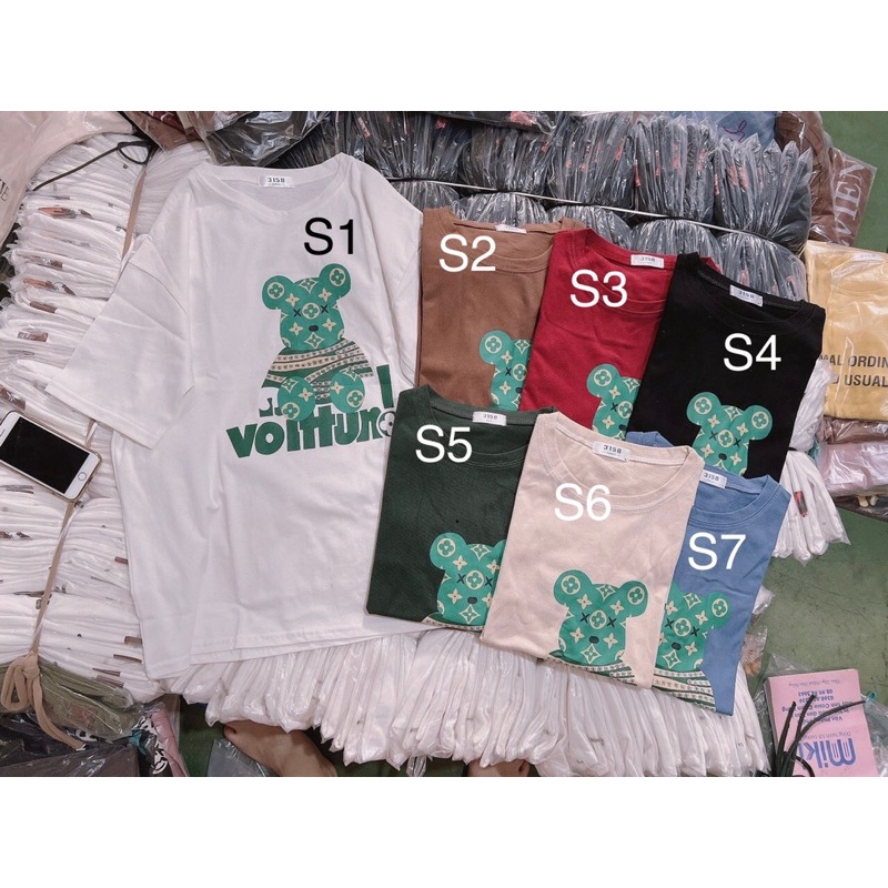 Bán sỉ áo thun cotton khô form to hàng đẹp nhiều hình