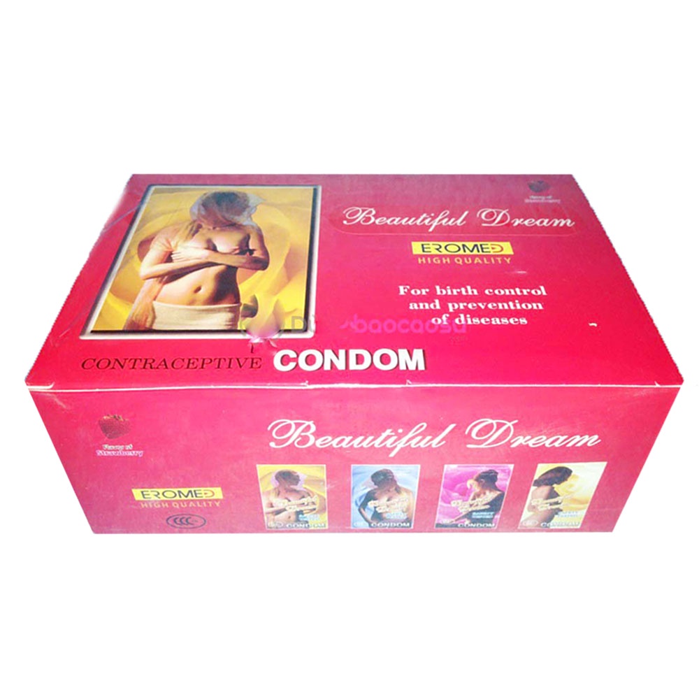 Bao cao su CONDOM Beautiful Dream - Hộp 10 Pcs