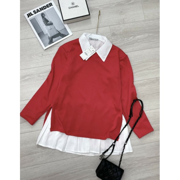 SET 3 MÓN SƠ MI, ÁO GILE NỈ ĐỎ VÀ QUẦN ĐÙI