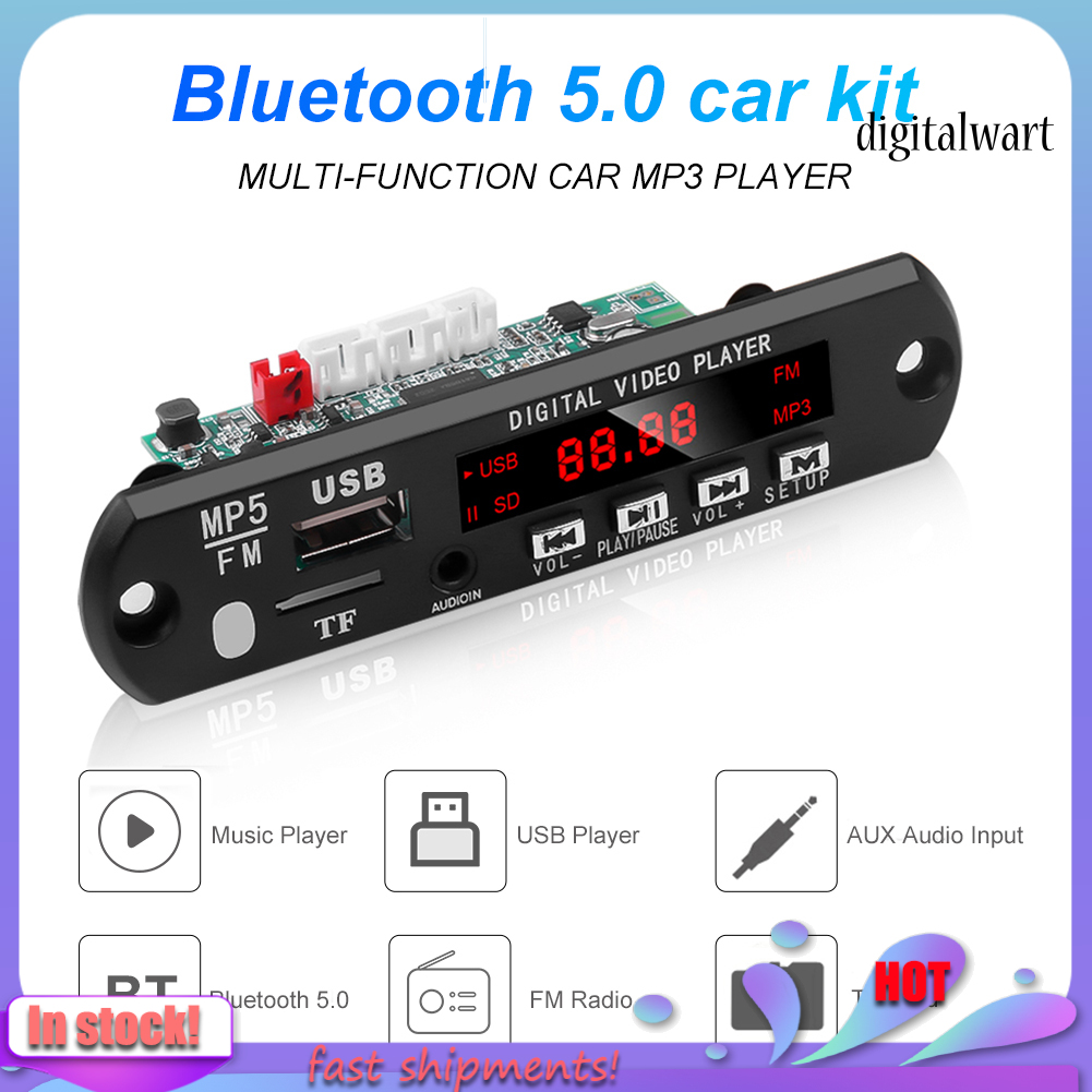 Bảng Mạch Giải Mã Mp5 Điều Khiển Từ Xa Kết Nối Bluetooth