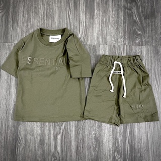 Bộ short thể thao ESENTIAL dây bé trai bé gái