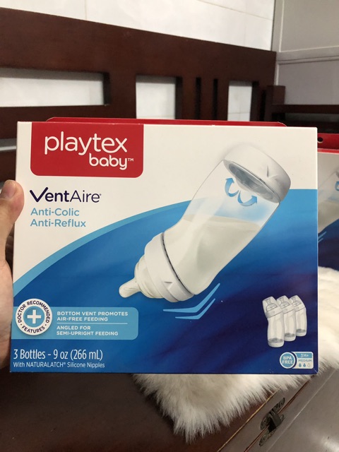 { SALE221 } ❤️ [Hàng Mỹ] Bình sữa cổ rộng Playtex Baby VentAire 177ml - 200ml Mỹ, chuẩn xịn có bill ( Hàng NEW )