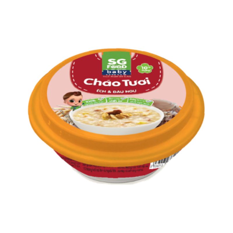 Cháo tươi baby ếch đậu ngự SGFood 240gr