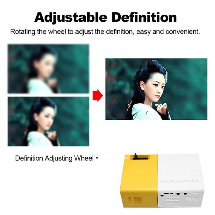 BỘ SẢN PHẨM MÁY CHIẾU MINI LCD LED PROJECTOR PD300 DÙNG CHO ĐIỆN THOẠI ANDROID