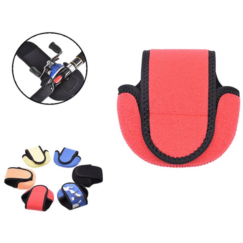 1pc Lure đặc biệt cần câu và túi bánh xe câu cá cuộn nắp lặn vải thiết bị câu cá phụ kiện túi đựng bánh xe thả nước