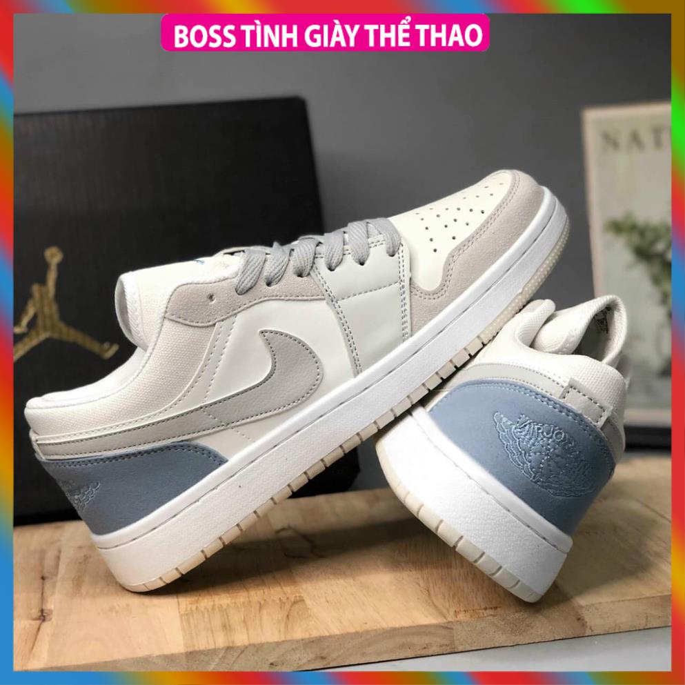 Giày JORDAN 1 Low đen trắng , Giày Sneaker 𝐉𝐎𝐃𝐀𝐍 1 Panda THẤP CỔ Màu Đen Trắng-Tình