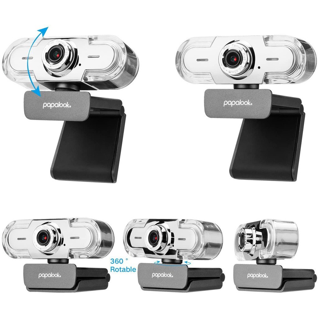 Webcam Pa452 Pro 1080p Tích Hợp Micro Và Máy Quay Video Cho Windows 7 / 8 / 10 / Xp / Mac Os / Mac