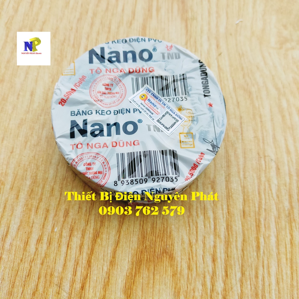 10 Cuộn Băng Keo Điện Nano Tô Nga Dũng 30Y