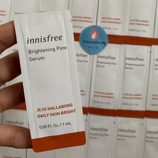 Sample 1ml Tinh Chất Trắng Da, Se Khít Lỗ Chân Lông Innisfree Brightening