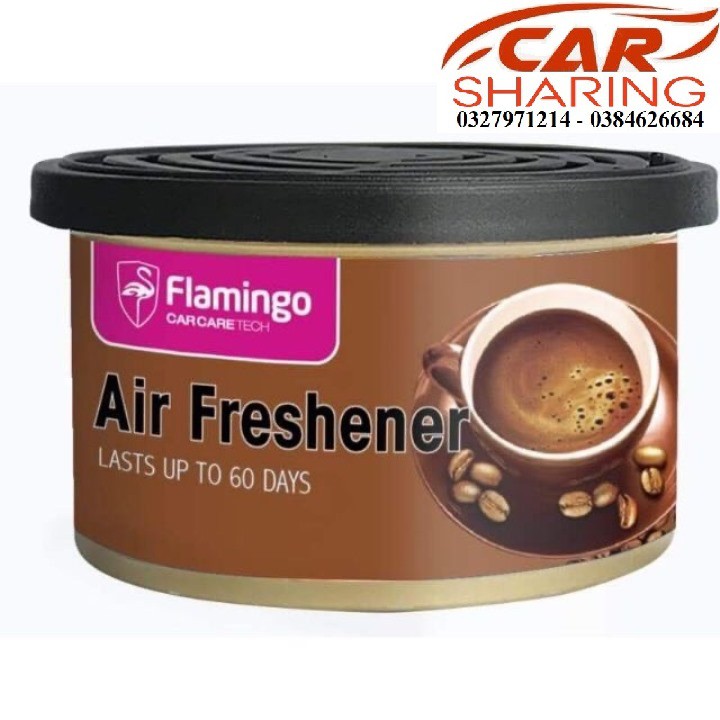 (FLAMINGO) Sáp thơm Flamingo khử mùi xe hơi cao cấp -Hương Coffee