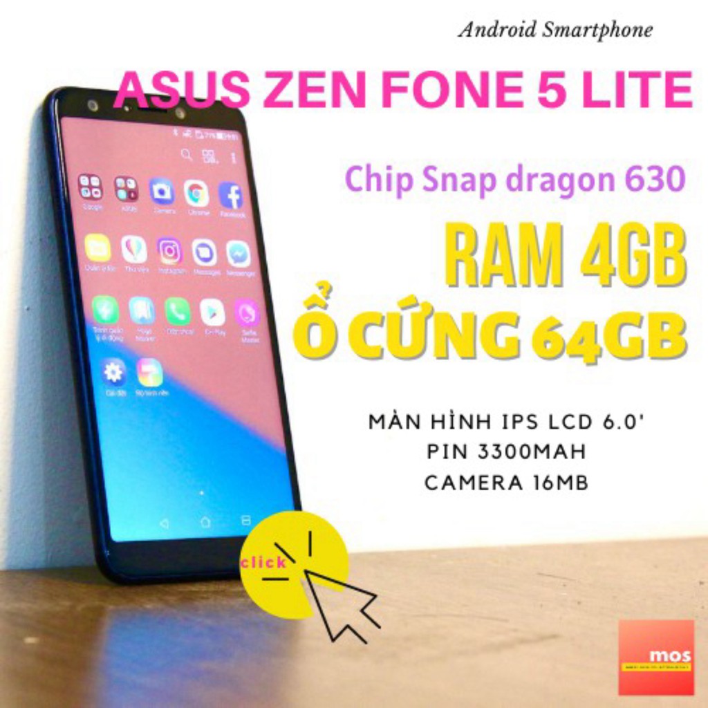 Điện thoại ASUA ZENFONE 5 Lite - Zin chính hãng.