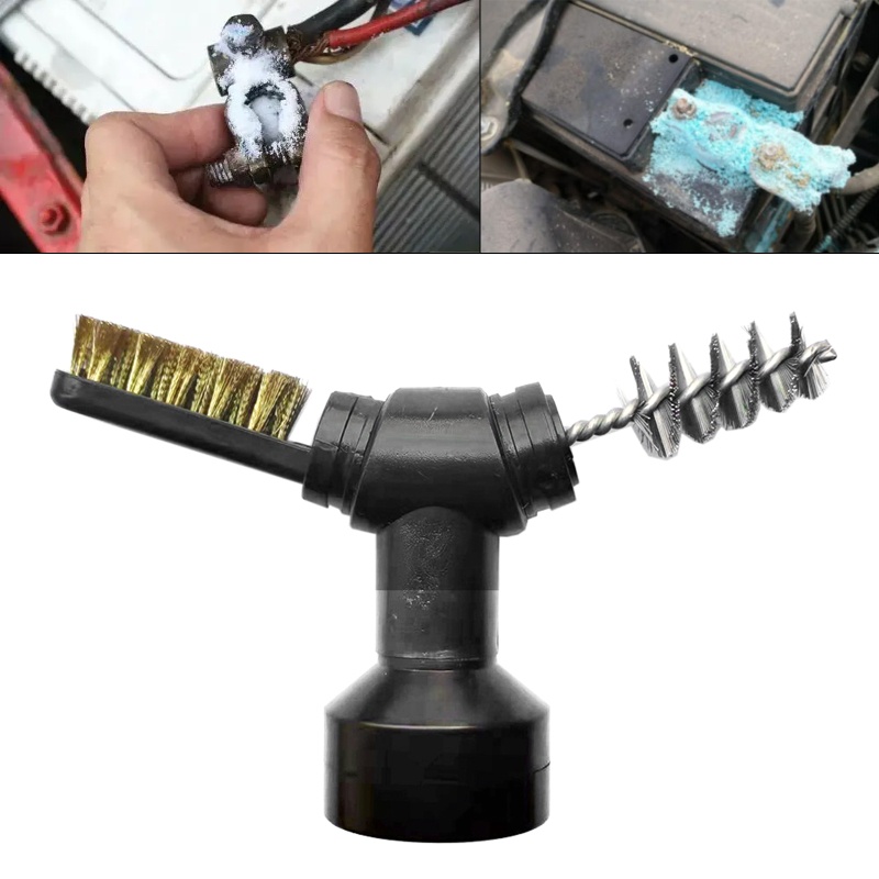 Bàn Chải Vệ Sinh Pin 3 Trong 1 Cho Xe Hơi