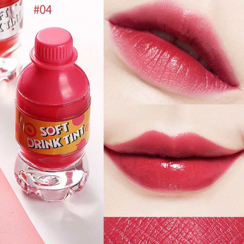 [Hàng mới về] Son bóng vị trái cây ngọt ngào hình chai soda lâu trôi chất lượng cao | BigBuy360 - bigbuy360.vn