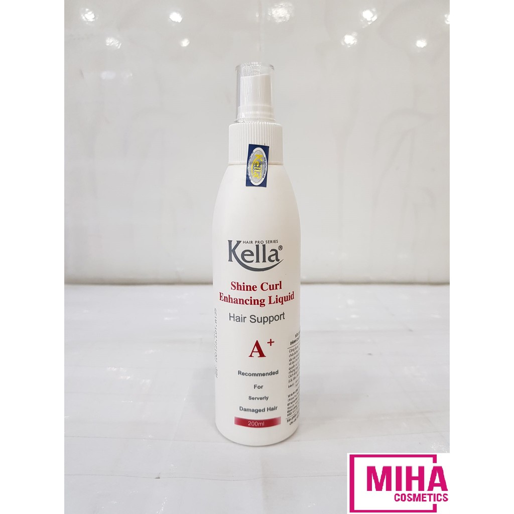 Xịt Dưỡng Tóc Uốn Xoăn Kella Shine Curl 200ml