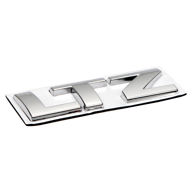 1 Chiếc Bạc ❥ ❈ LTZ Logo Xe Hơi Miếng Dán Kim Loại Biểu Tượng Huy Hiệu Đề Can Tự Động Trang Trí Phụ Kiện Cho Xe Chevrolet Cruze Captiva Malibu