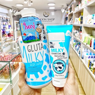 Sữa tắm gluta milky 800ml
