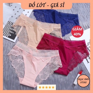 Sỉ quần lót đúc pha ren mềm mã 8423