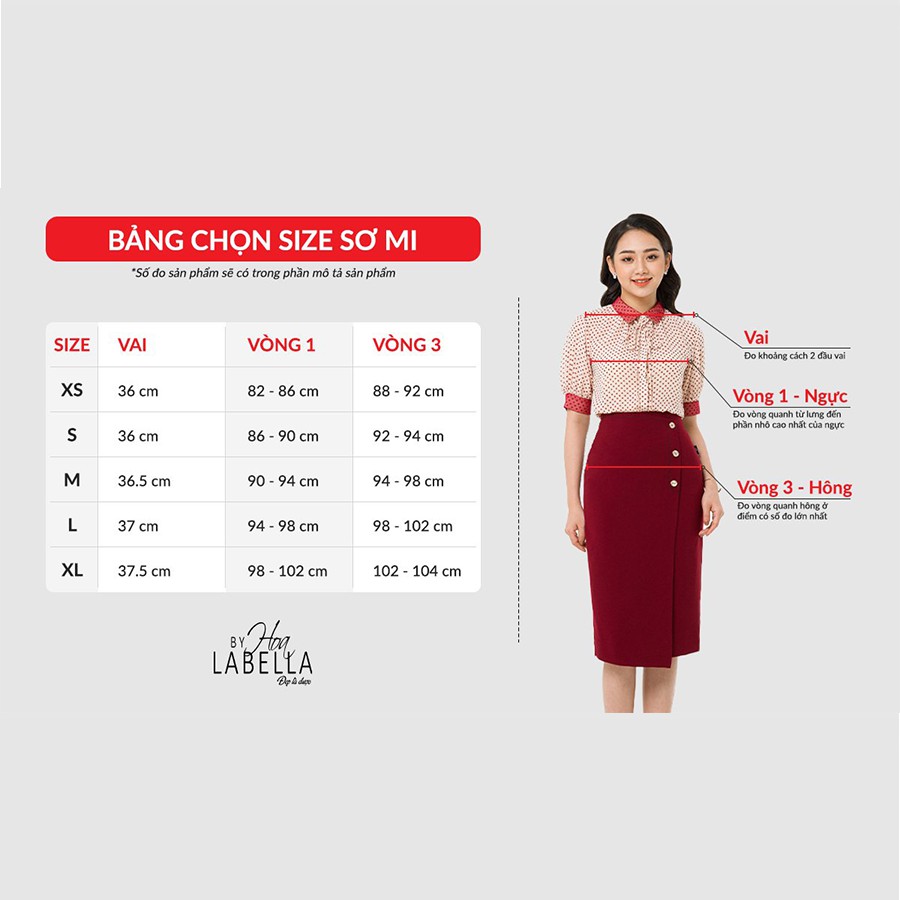 [Mã LT50 giảm 50k đơn 250k] Áo Sơ Mi Nữ Tay Bồng Đính Nơ Cổ HOABELLA Chất Liệu Lụa Xốp Mềm (SM11003) | BigBuy360 - bigbuy360.vn